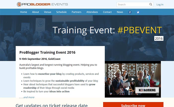 ProBlogger Training 