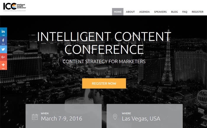 Intelligent Content Conference